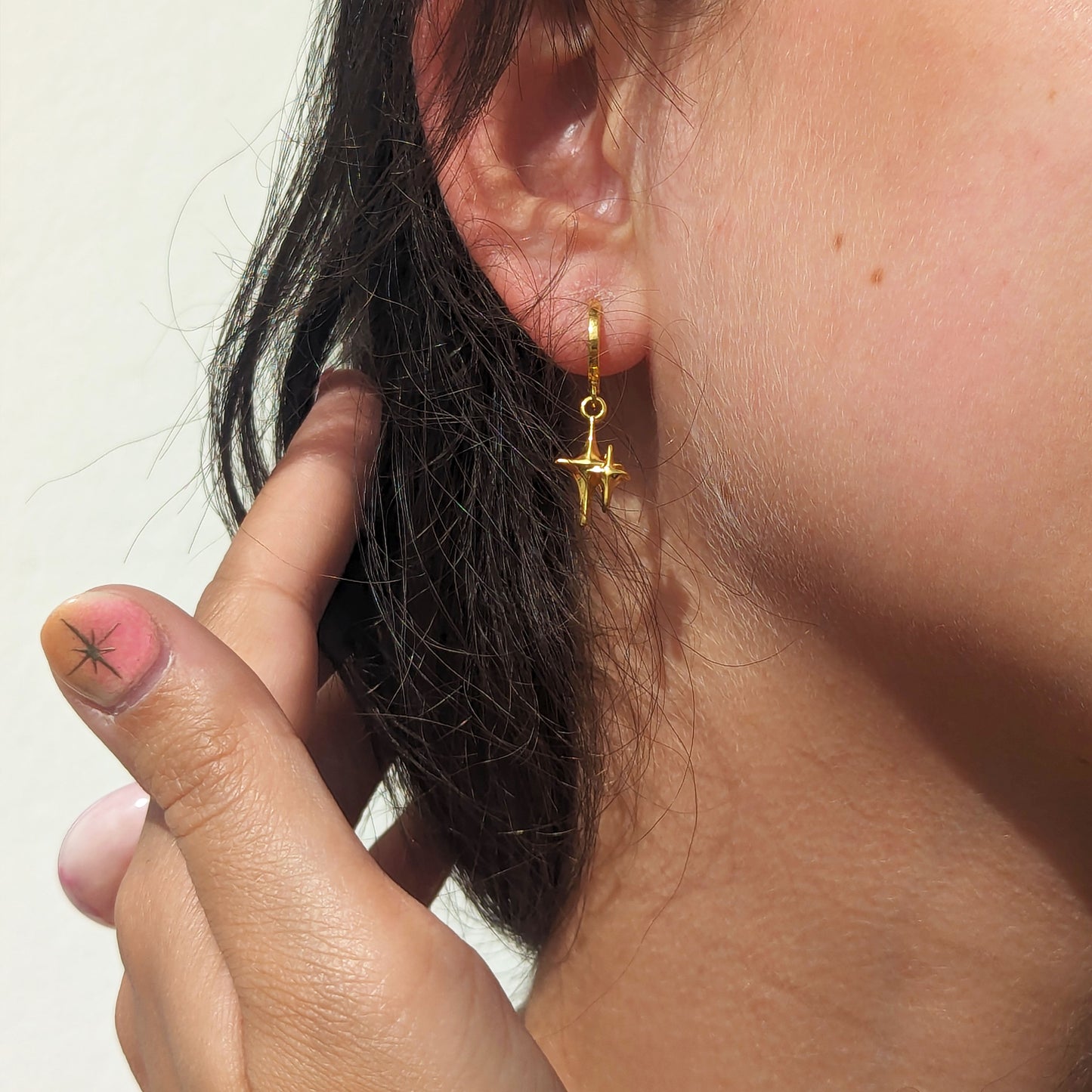 32 - Boucles d'oreilles Éclat doré