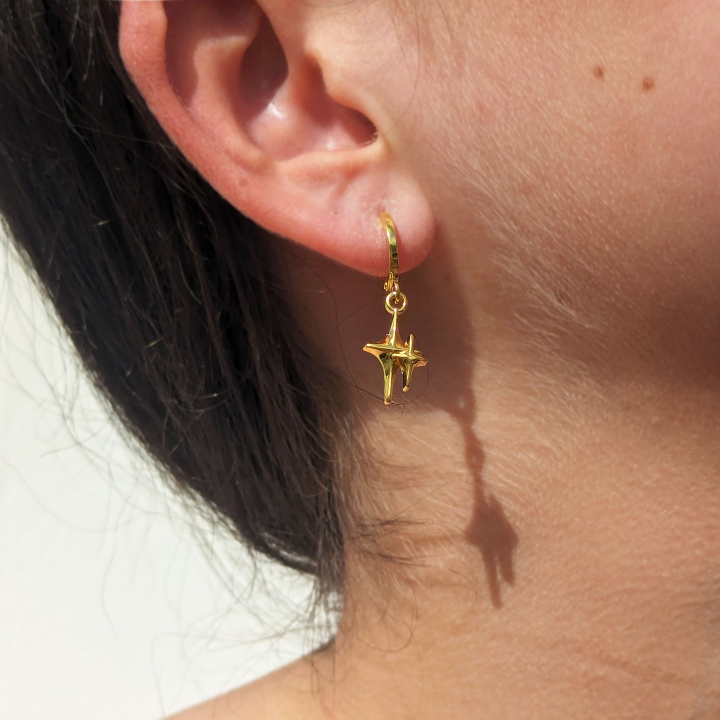 32 - Boucles d'oreilles Éclat doré