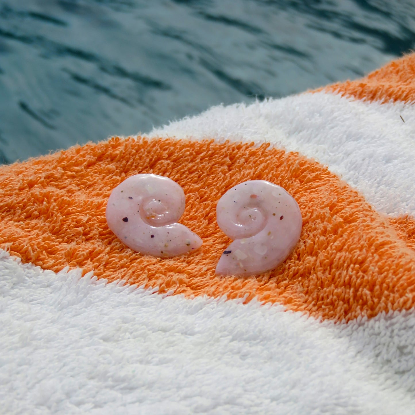 21 - Boucles d'oreilles Nautilus