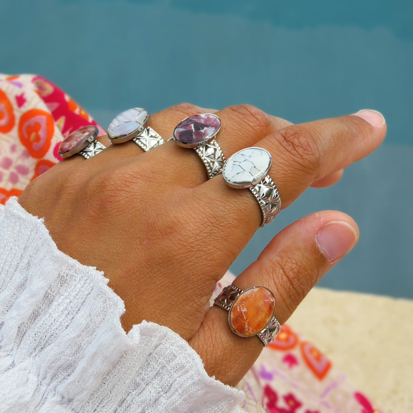 19 - Bague Fragments - ARGENT