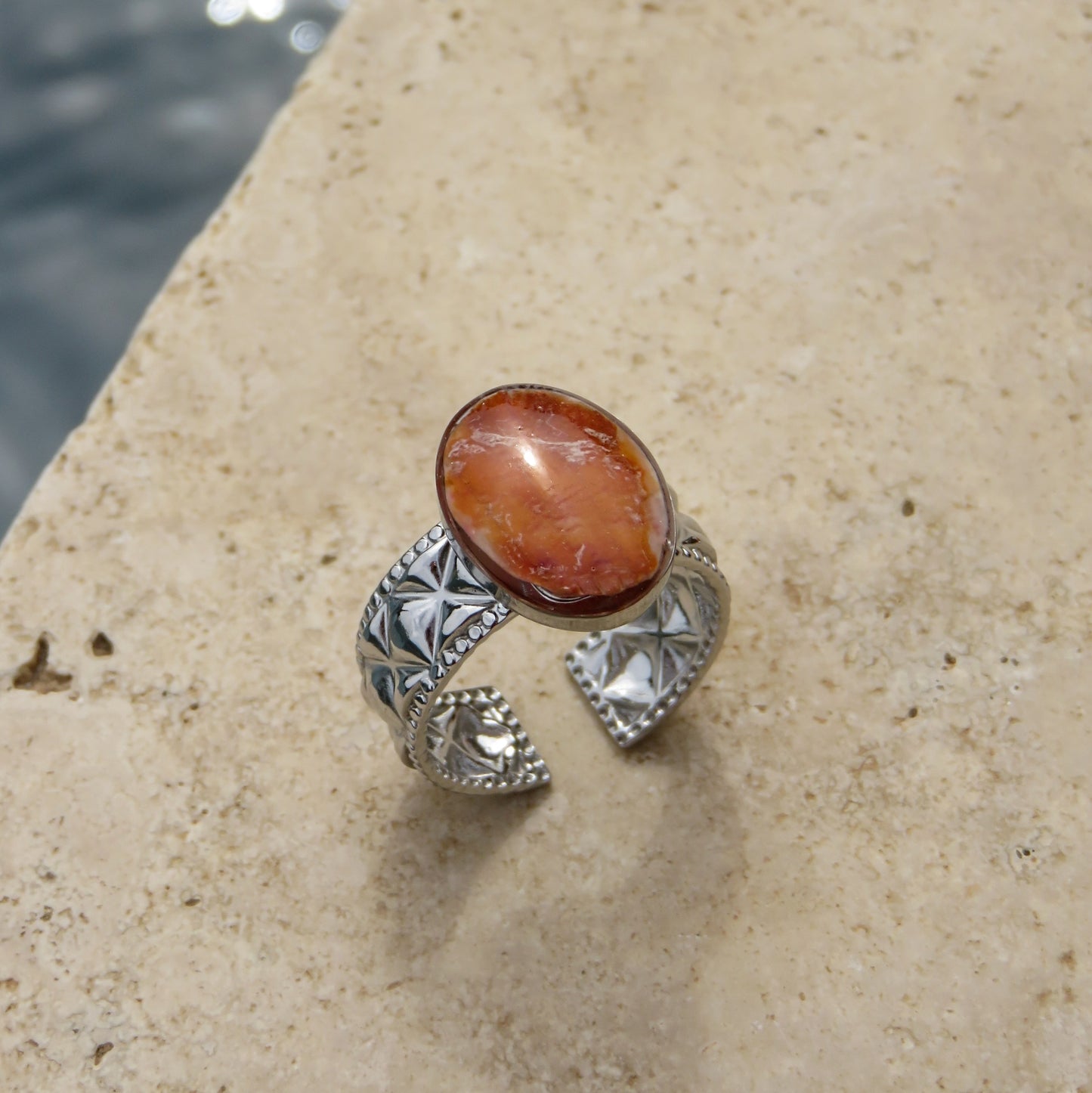 19 - Bague Fragments - ARGENT