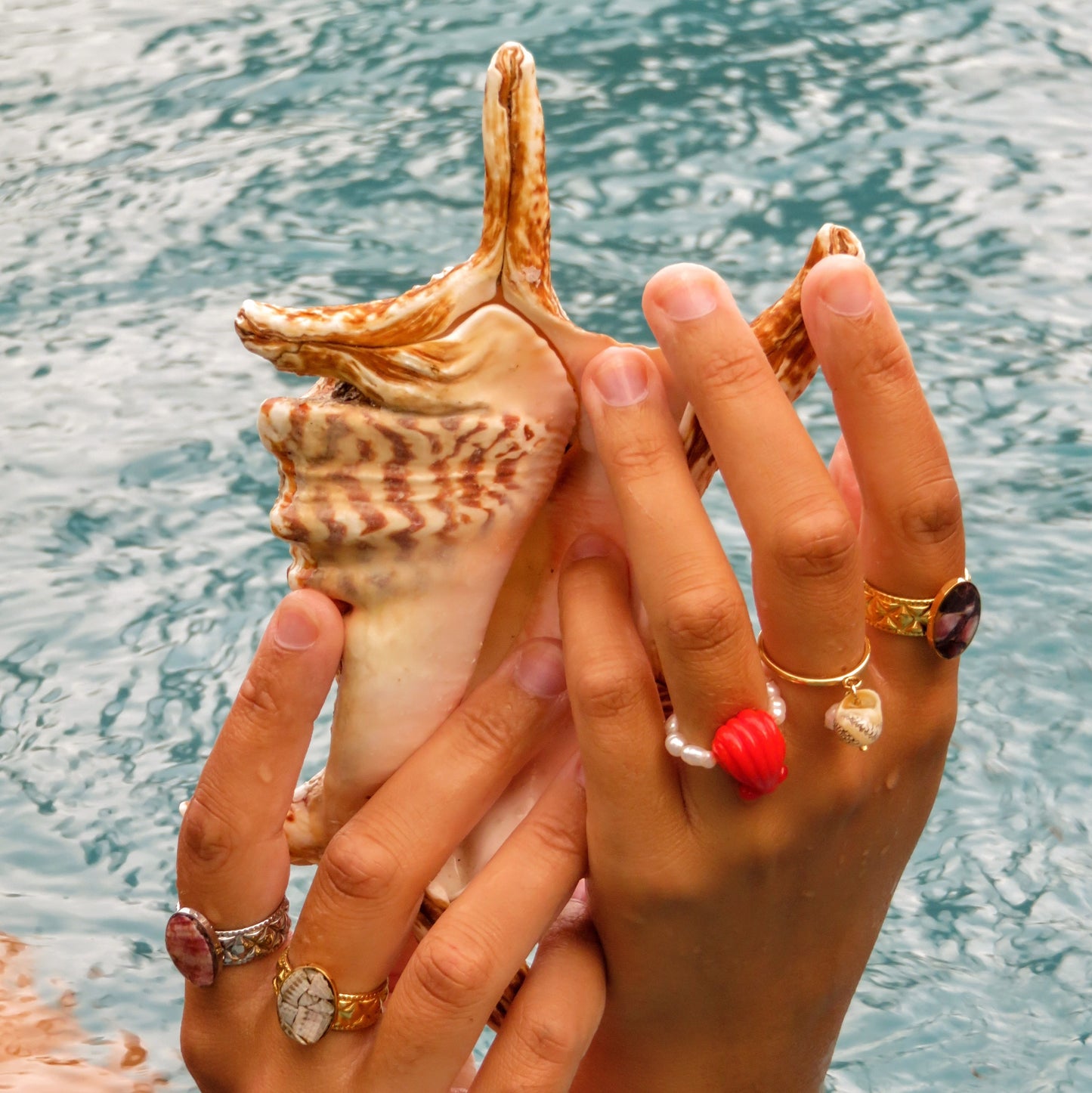 23 - Bague Coquille Lover