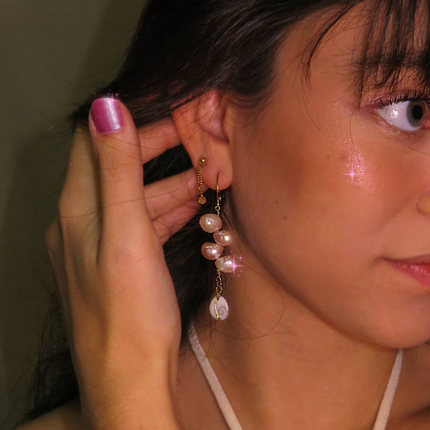 44 - Boucles d'oreilles Dans tes yeux
