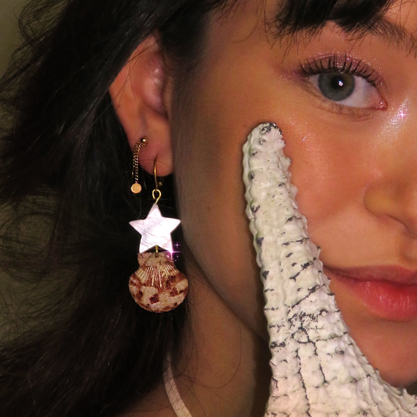 41 - Boucles d'oreilles Étoile des mers