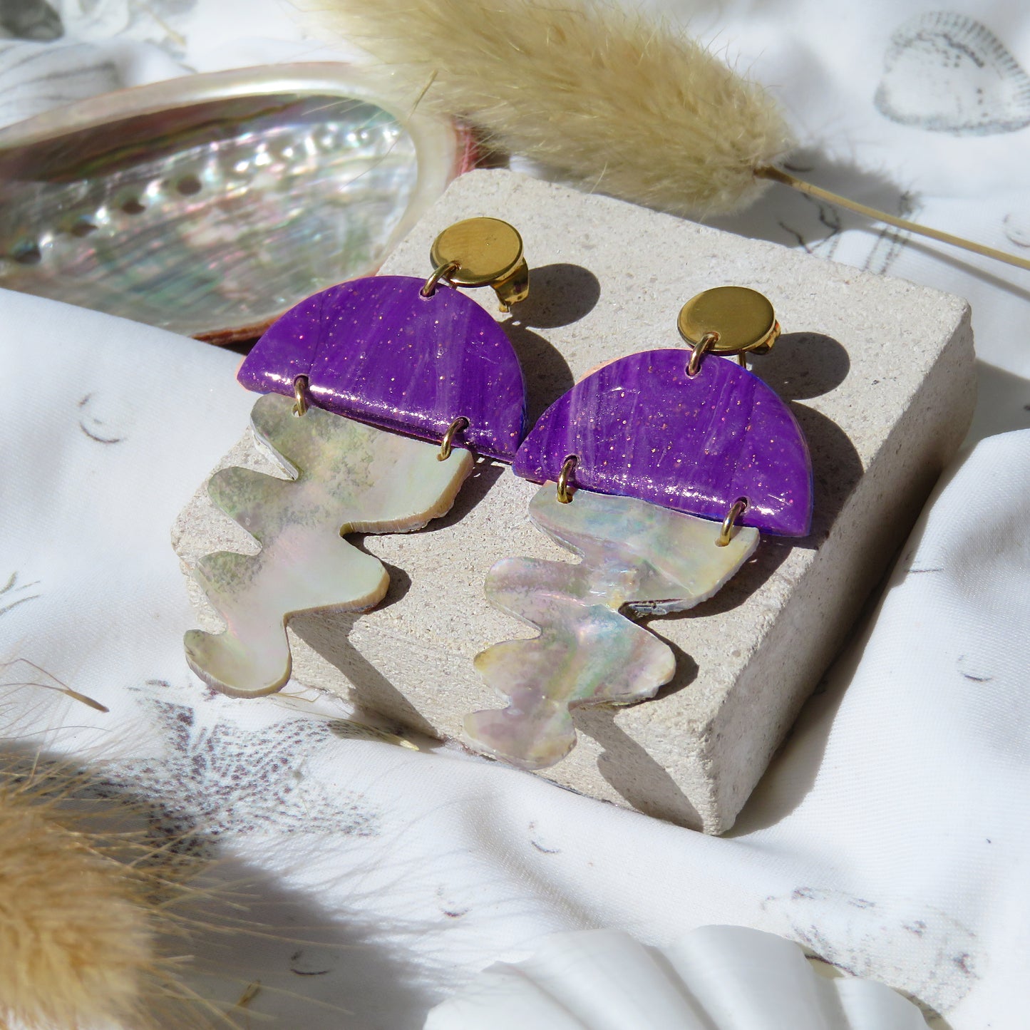 46 - Boucles d'oreilles Moonlight