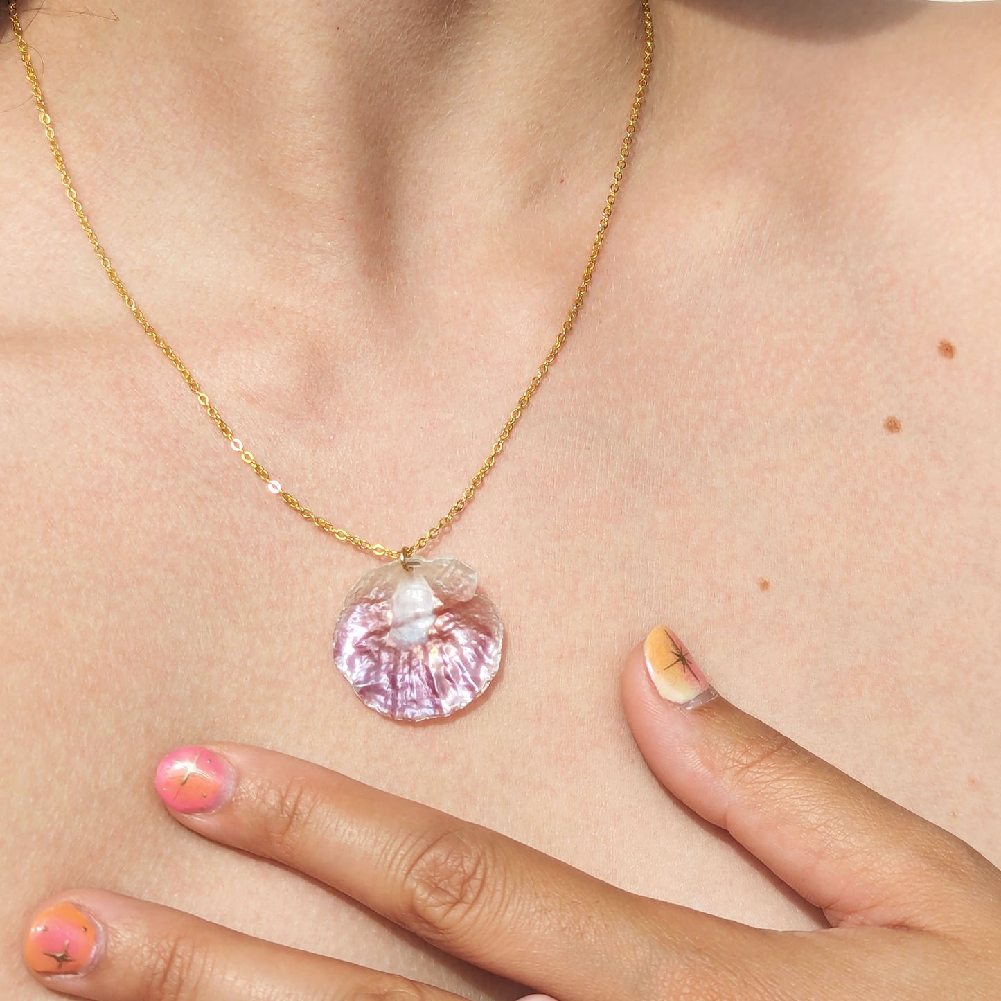 52 - Collier Nacre précieuse