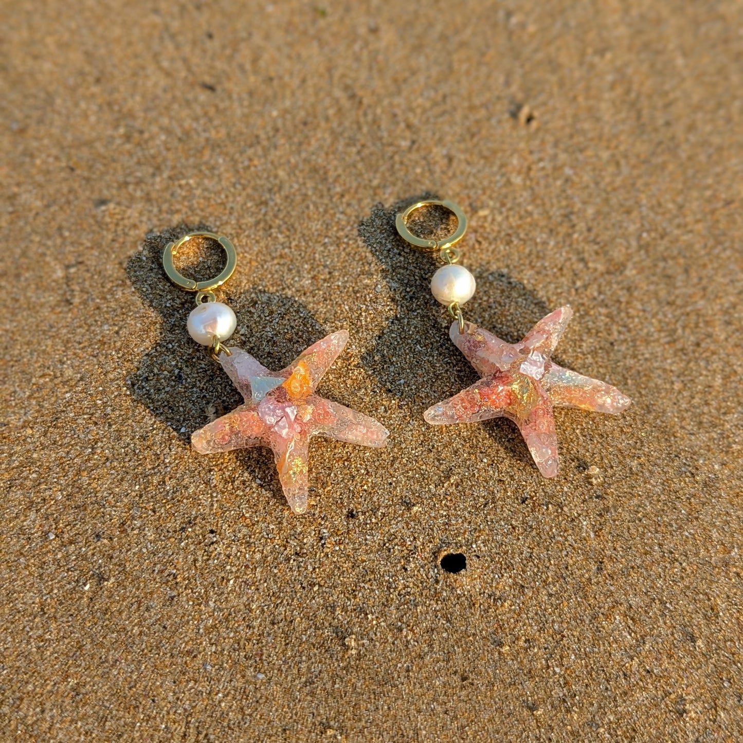 16 - Boucles d'oreilles Starfish