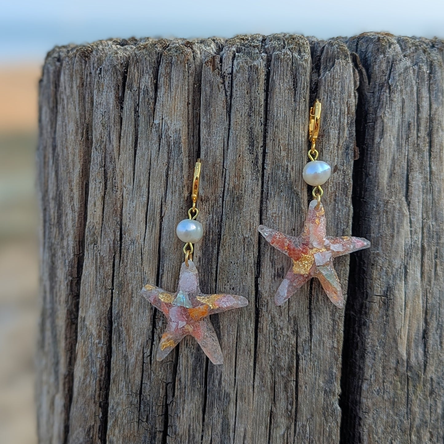 16 - Boucles d'oreilles Starfish