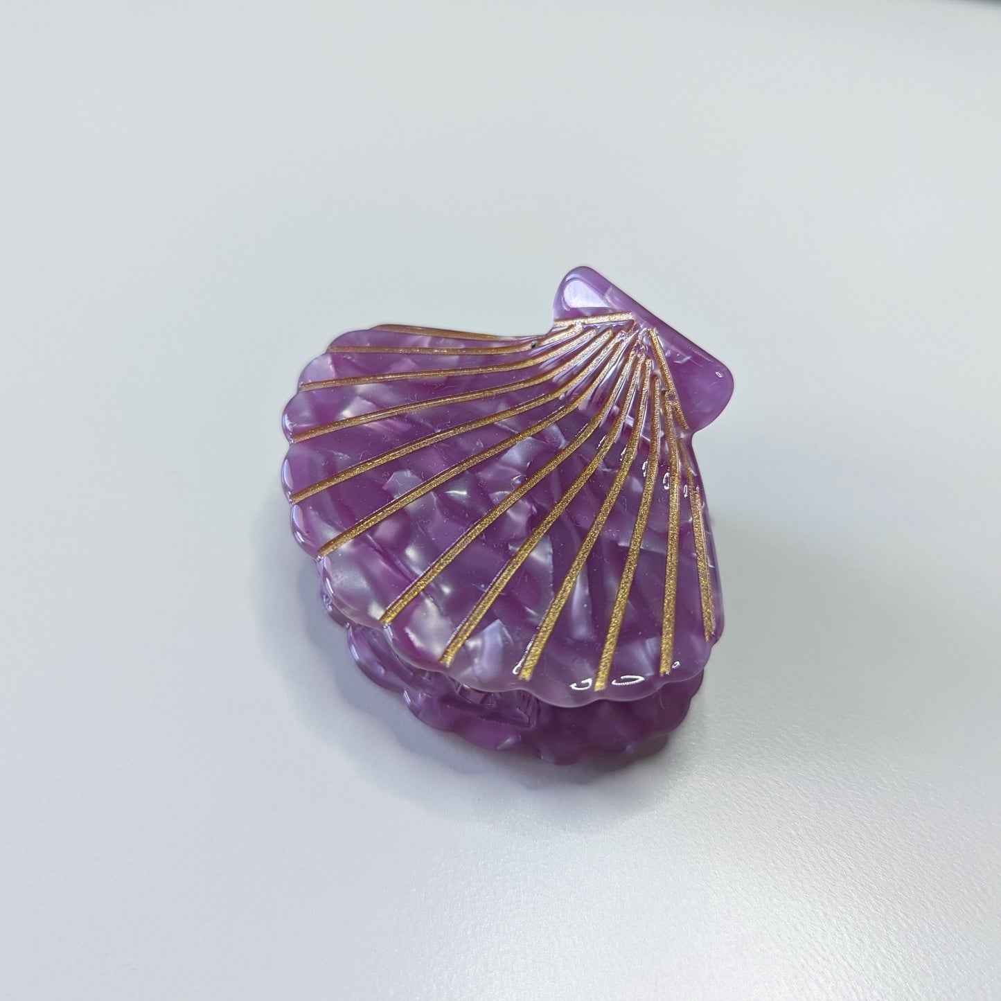 51 - Pince à cheveux coquillage