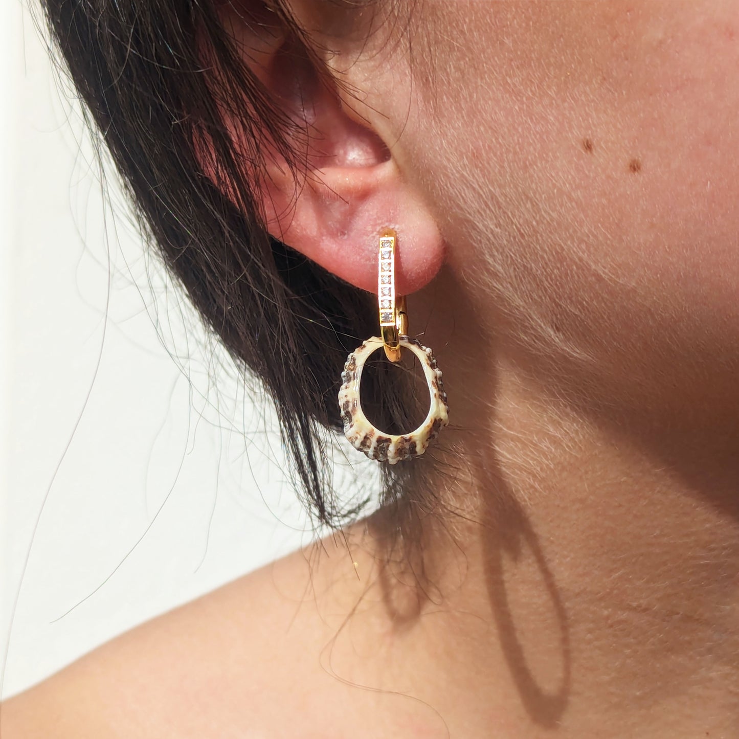 30 - Créoles Patelle pailletée