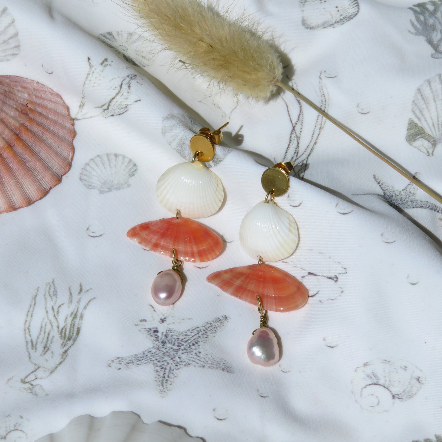 39 - Boucles d'oreilles Plage Sud