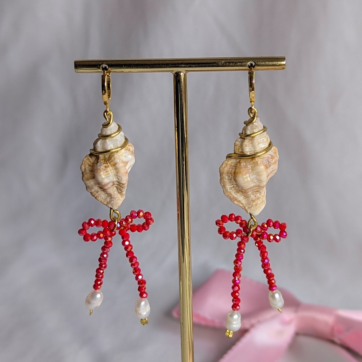 62 - Boucles d'oreilles Tourbillon d'amour