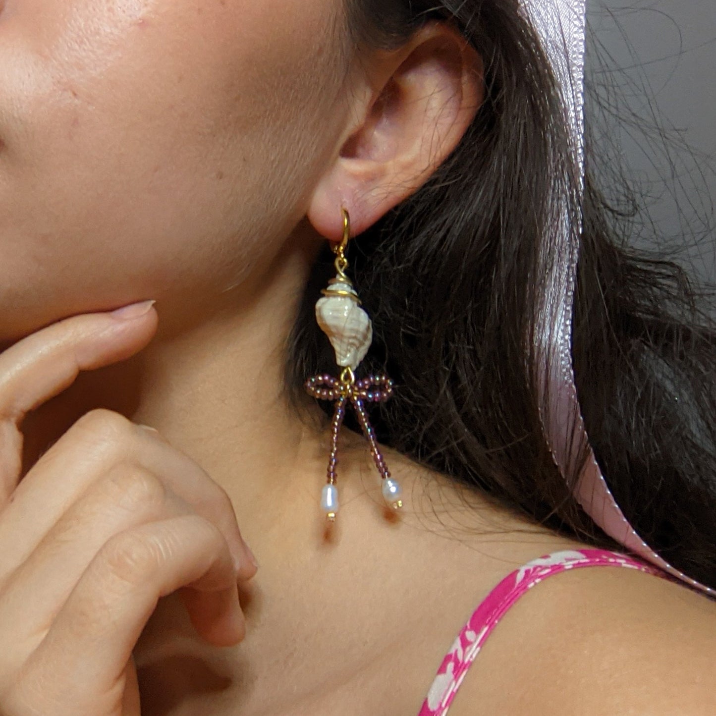 62 - Boucles d'oreilles Tourbillon d'amour