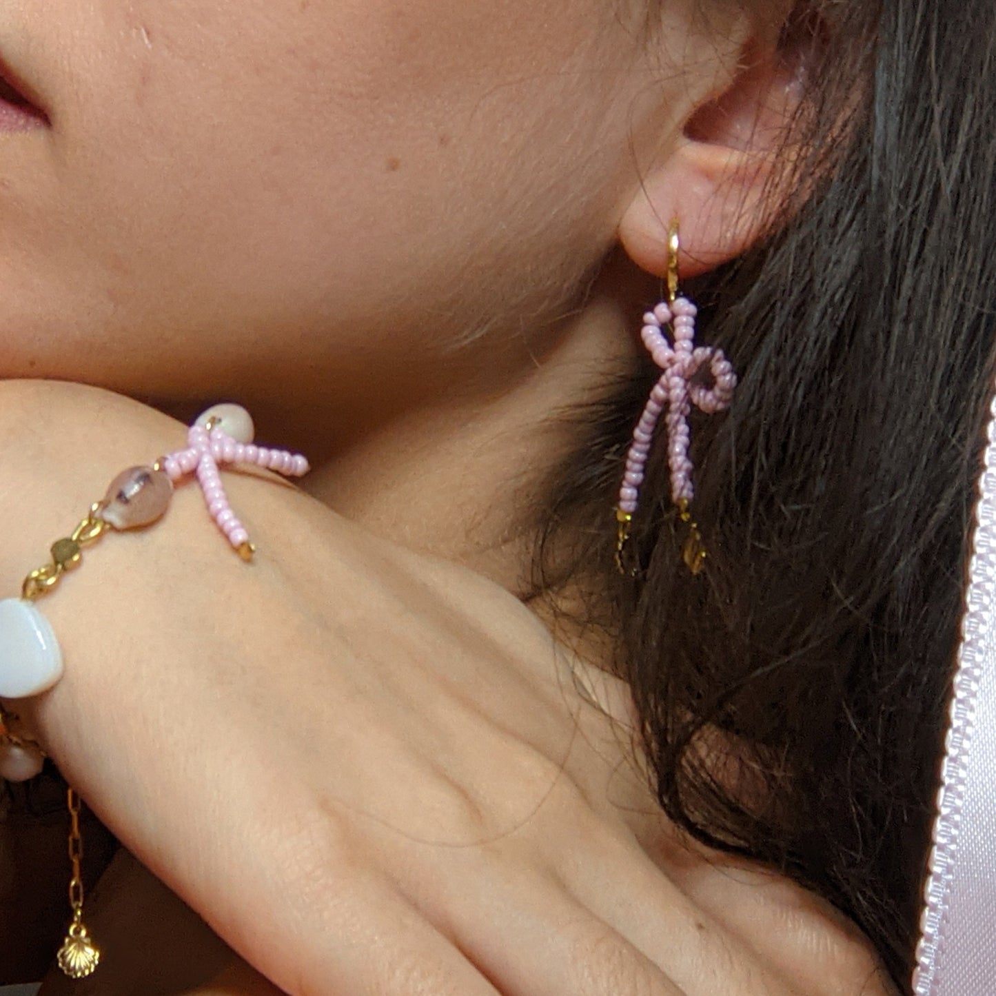 58 - Boucles d'oreille Coquette