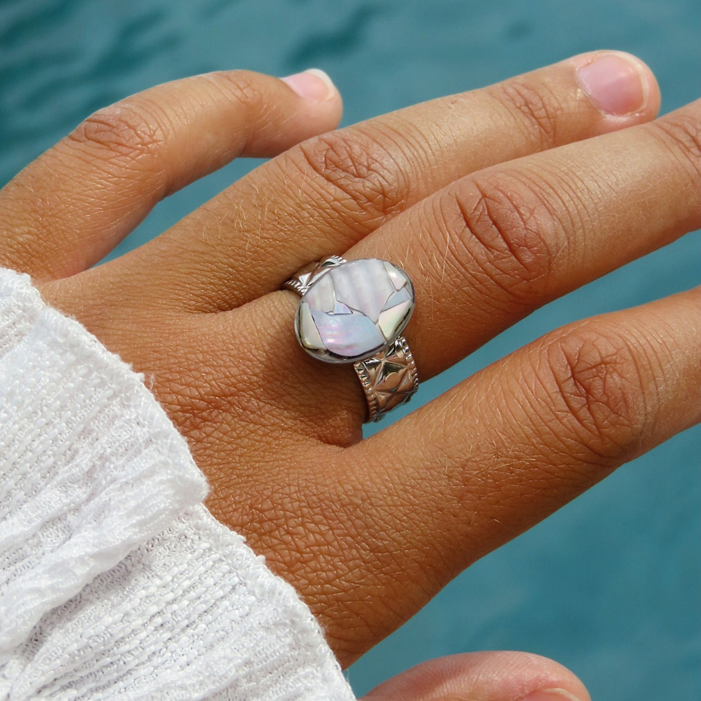 19 - Bague Fragments - ARGENT