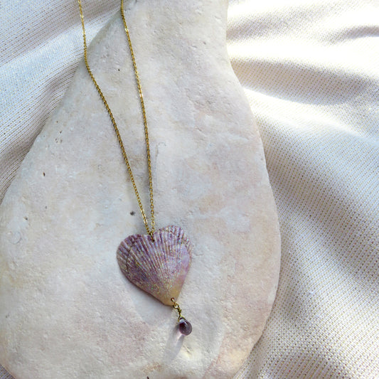 61 - Collier Cœur Givré