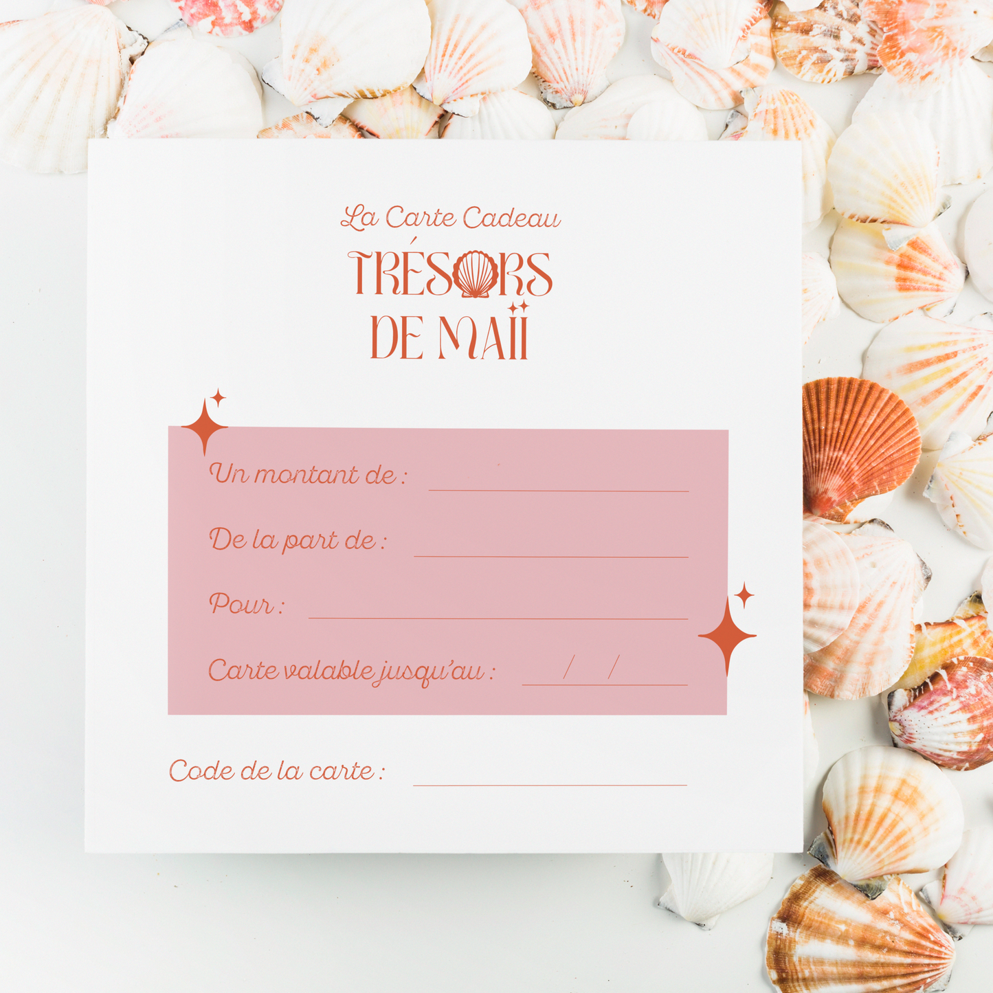 00 - Carte Cadeau virtuelle Trésors de Maii